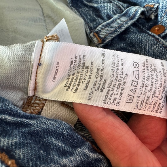 Madewell Barrel Darted Jeans Size 31 - Picture 6 of 6